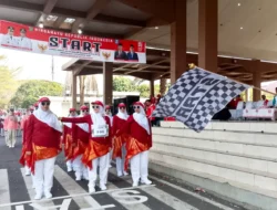 RS AR Bunda Prabumulih Tampil Kompak di Gerak Jalan HUT ke-81 RI