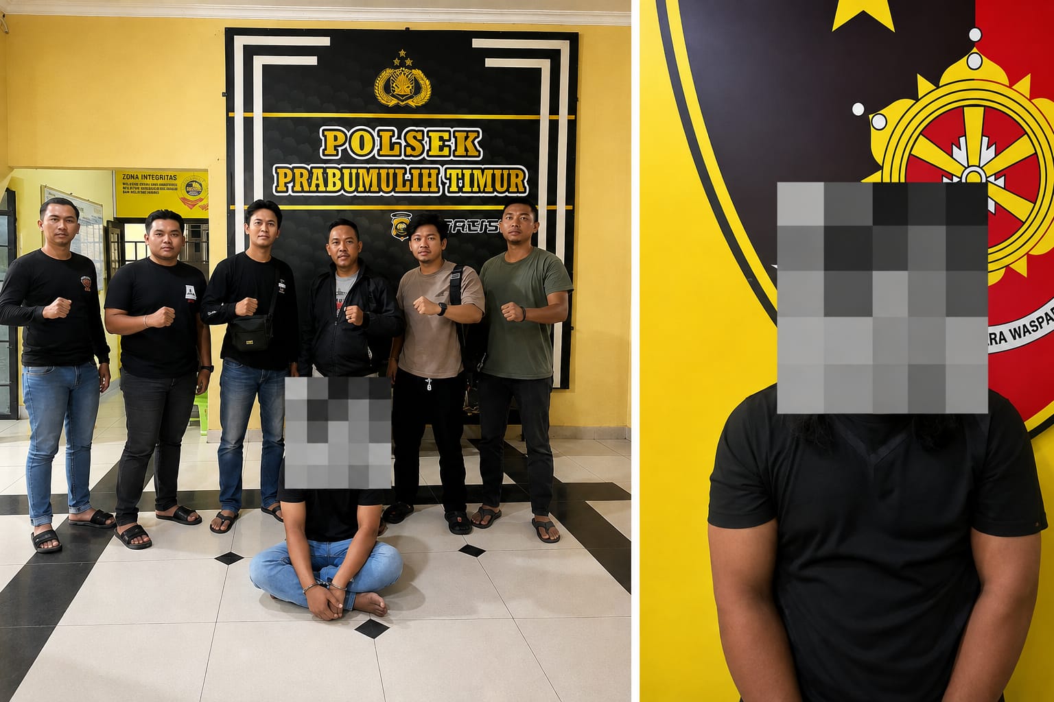 Polsek Prabumulih Timur amankan pelaku pencurian di Ruko Angkringan Si Entong