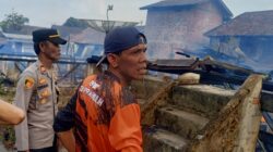 Kebakaran tujuh bedeng di Pasar I Prabumulih