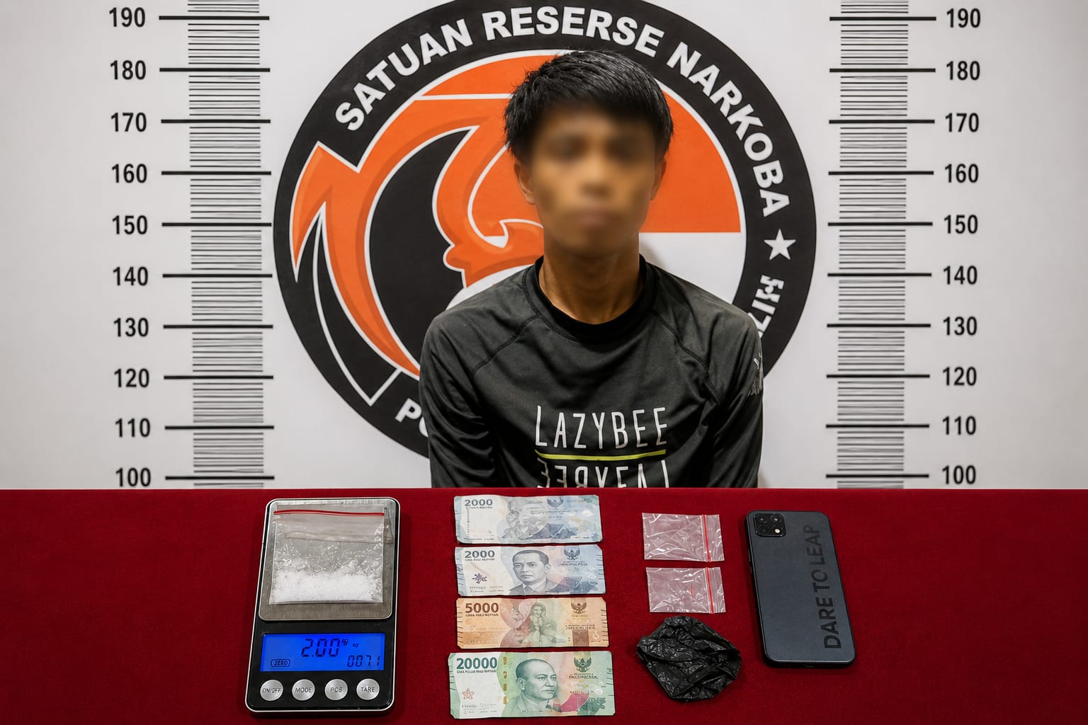 Polres Prabumulih amankan pria diduga kurir sabu dengan barang bukti 2 gram